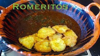 Romeritos con mole y tortas de camarón receta [upl. by Aitekram]