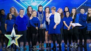 The DeafTones beautifully perform Ed Sheeran classic  Auditions Week 3  Ireland’s Got Talent 2018 [upl. by Ydnec]