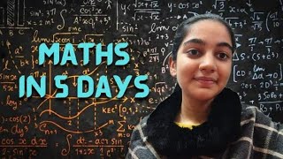 COMPLETE MATHS SYLLABUS IN 5 DAYS Class 10 Boards [upl. by Ecirtnom]