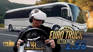 Dirigindo Ônibus com VR no Truck Simulator 2 [upl. by Camarata714]