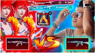 😱 OMG  2 LIVE GIRL GAMERS VS ME  AKM GLACIER VS AKM DECISIVE  CHALLENGE 1 vs 2  NEONXPAWAN [upl. by Enilrac161]