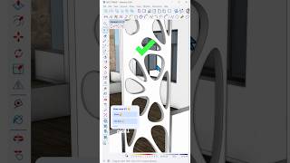 How to use the Voronoi plugin in SketchUp nicetower sketchup fyp shorts foryou [upl. by Kulsrud]