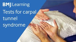 Tests for carpal tunnel syndrome  BMJ Learning [upl. by Thrift]