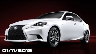 2014 Lexus IS Revealed Audi SelfDriving Tech Next CClass Scooped amp a Dash Cam Clip From 1907 [upl. by Eenttirb107]