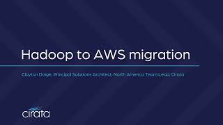 Hadoop to AWS Migration – DEMO [upl. by Norag]