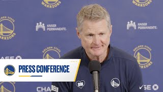 Steve Kerr Recaps Warriors Loss to Celtics  March 3 2024 [upl. by Aleahs]