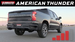 201920 GM SilveradoSierra 1500 53L  American Thunder CatBack Exhaust System 817895 [upl. by Letney576]