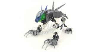 Hero Factory Brain Attack MOC Steelwolf with BONUS [upl. by Junieta]