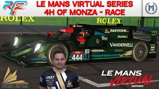 Le Mans Virtual Series  4 Hours of Monza on rFactor 2 [upl. by Oakes]