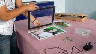 How to use super Slim Acrylic LED Light Box [upl. by Gnoht807]