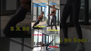 Bodyweight Leg ExtensionsSquatsBird Dog beginnerworkout corestrength bodytoning [upl. by Hughie483]