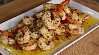 Air Fryer Garlic amp Herb Butter Shrimp Recipe [upl. by Adnirem]