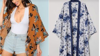 DIY kimono jacket Easiest kimono cardigan tutorial [upl. by Nicolle497]