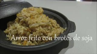 Arroz frito con brotes de soja [upl. by Carmelia]