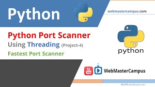 Python Port Scanner  using Threading [upl. by Jim503]