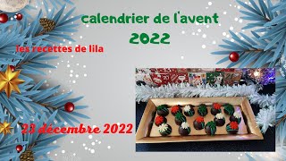 RECETTE DE CHOCOLAT FOURRE AU CARAMEL 🎅🎄ouverture calendrier de lavent 2022 [upl. by Akiria]