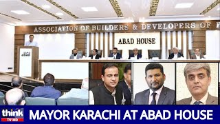 Mayor Karachi At ABAD House ThinkTVHD [upl. by Oigroig135]