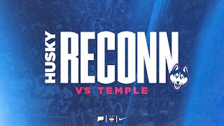 UConn Football Husky ReConn  Week 6  Temple [upl. by Stovall597]