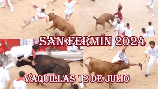 Vaquillas 12 julio sanfermin2024 [upl. by Atiuqaj249]