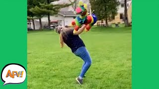 WOW The Piñata FOUGHT BACK 😂  Funny Fails  AFV 2020 [upl. by Moazami]