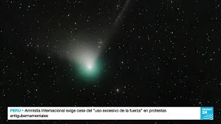 El cometa verde un hito astronómico que se acerca a la Tierra luego de 50000 años [upl. by Leahcimnaj844]