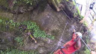 New Ultimate Via Ferrata Extention at How Stean Gorge [upl. by Tory]