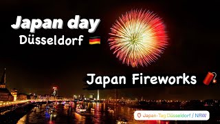 Japan day fireworks in Düsseldorf NRW 🇩🇪 [upl. by Smitty]