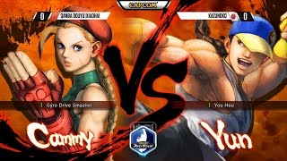 USFIV Qanba DouyuXiaohai vs Kazunoko  SEAM 2015 Top 8  CPT 2015 [upl. by Isahella]