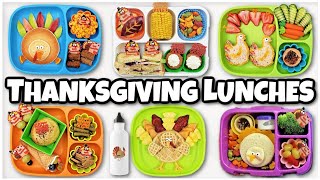 THANKSGIVING Lunch MARATHON  BUNCHES OF LUNCHES [upl. by Nunnery]