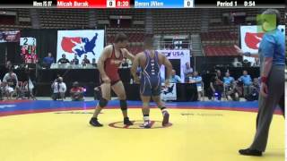 97 KG  Micah Burak vs Deron Winn [upl. by Yalhsa]