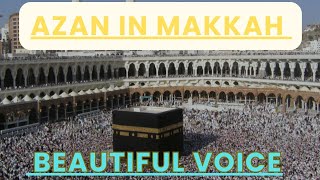 Azan In Makkah Beautiful Voice  Beautiful Azan Made In Mecca  Sufism Kcs  youtubevideo Viral [upl. by Femmine]