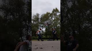 The Dunking Duo New Harlem Globetrotters Son angrybirds [upl. by Jordans]