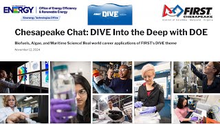 FIRST Chesapeake Chat Into the Deep STEM Journeys [upl. by Hannavahs]