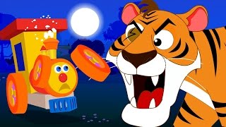 KBC  Ben the train and the tiger  tiger save your life  original songs for kids [upl. by Suzzy]