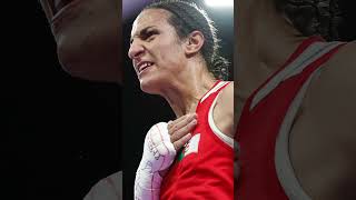 Algerian boxer Khelif eyes gold amid gender row [upl. by Eineeuq]