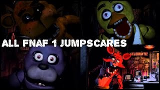 Every FNaF 1 Jumpscare [upl. by Morehouse]