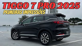 Primeiras impressões do Tiggo 7 PRO Max Drive 2025 [upl. by Ytnom289]