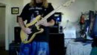 Line 6 Spider Valve HD 100 blues riff with a Fender Strat [upl. by Enahsal]