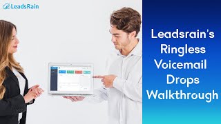 Leadsrain’s Ringless Voicemail Drops Walkthrough Demo [upl. by Ulda374]