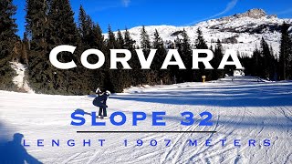 Corvara  Alta Badia  Slope 32 Vizza for beginners [upl. by Car]