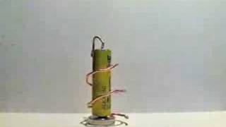 Homopolar Neodymium Motor 300 fps Slow Motion [upl. by Ddej]