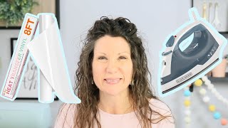 DONT RUIN YOUR PROJECT How To Iron On Cricut Vinyl With Regular Irons for Beginners [upl. by Eustache]