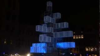 Brussels Christmas Lights Show 2012 [upl. by Ataynik215]