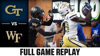 Wake Forest vs Georgia Tech Full Game Replay  2023 ACC Football [upl. by Kazue]