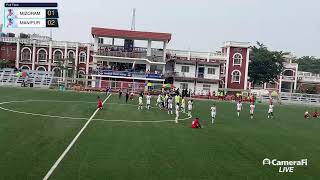 SANTOSH TROPHY 20242025  GROUPD  MIZORAM VS MANIPUR [upl. by Chrissa]