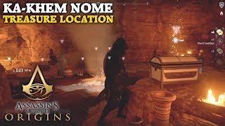 Assassins Creed Origins  Treasure Location  KaKhem Nome  Secret Cave [upl. by Chalmer]