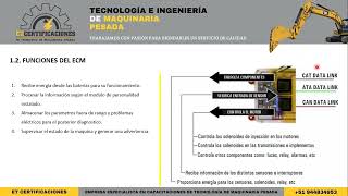 ECM CATERPILLAR  FUNCIONES PRINCIPALES [upl. by Notyad876]