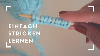 MASCHEN ANSCHLAGEN UND STRICKEN  MASCHENANSCHLAG [upl. by Leinadnhoj]