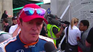 Scott Dixon PostRace Interview  2018 INDYCAR Grand Prix [upl. by Anidualc883]