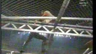 Undertaker Chokeslams Mankind Through Cell [upl. by Keare]